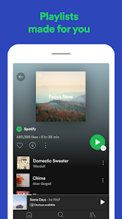 Spotify: Listen to new music and play podcasts Screenshot