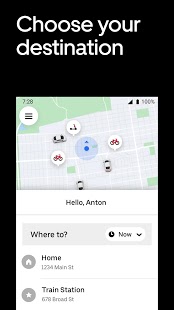 Uber - Request a ride Screenshot