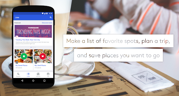 Foursquare City Guide Screenshot