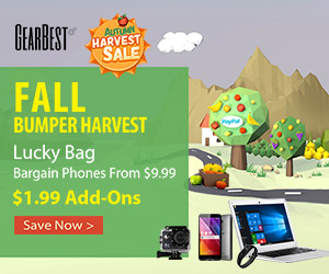 Gearbest Super September Bumper Harvest Sale promotion