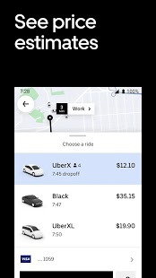 Uber - Request a ride Screenshot
