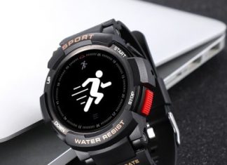 NO.1 F6 Smartwatch - BLACK